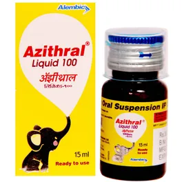AZITHRAL 100MG SYRUP 15ML