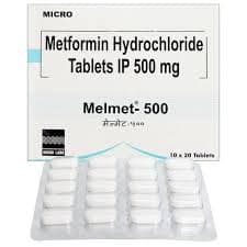 MELMET 500 TABLET 15TAB