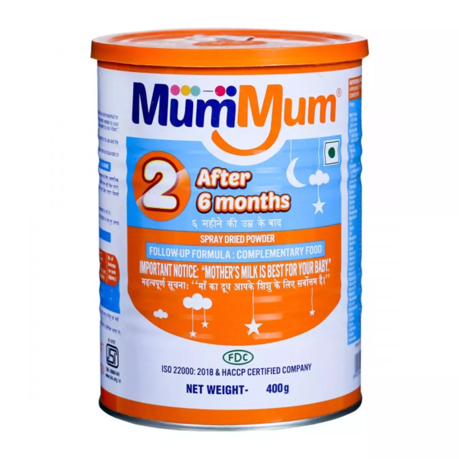 MUM MUM STAGE 2 INFANT FORMULA 400GM