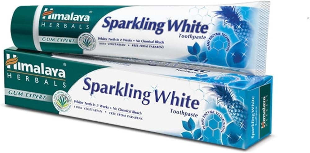 HIMALAYA SPARKLING WHITE TOOTHPASTE 100GM