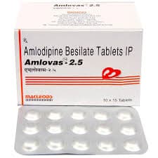 AMLOVAS 2.5MG TABLET 15TAB