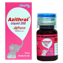 AZITHRAL 200MG SYRUP 15ML