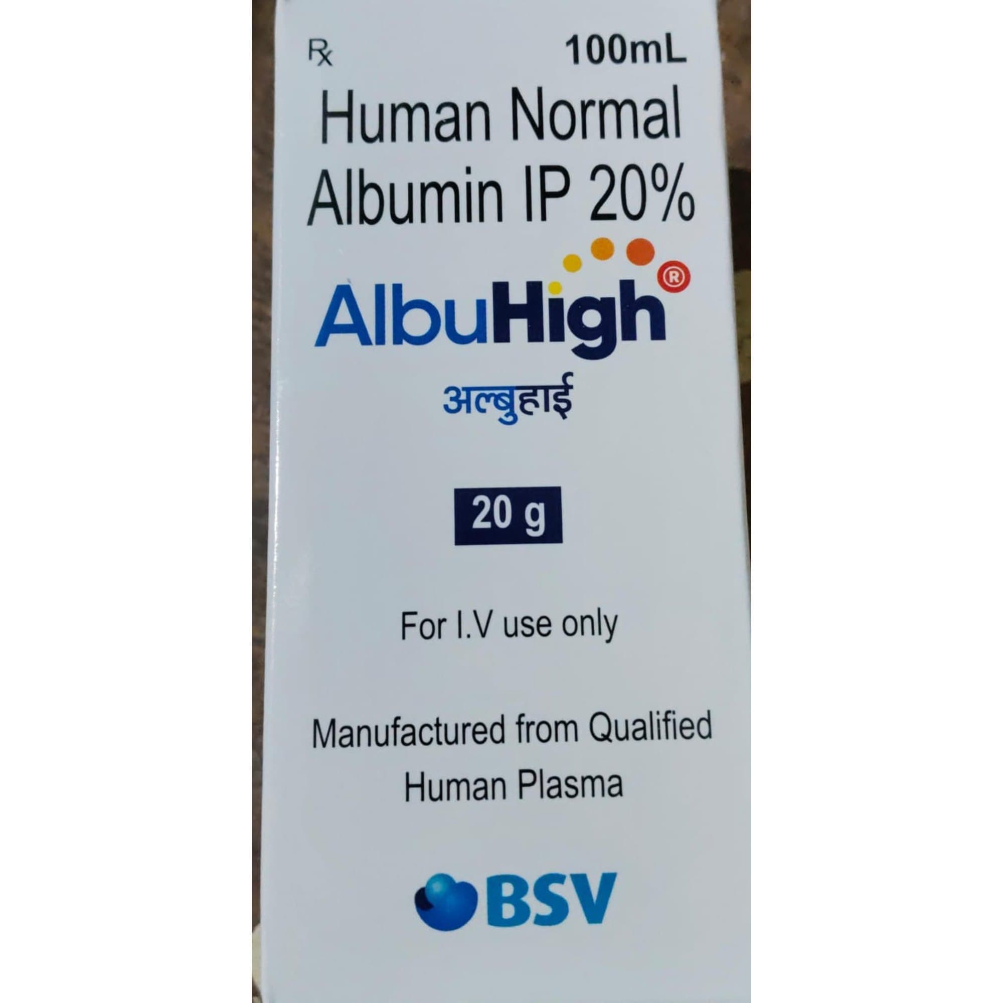 ALBUHIGH 20% 100ML