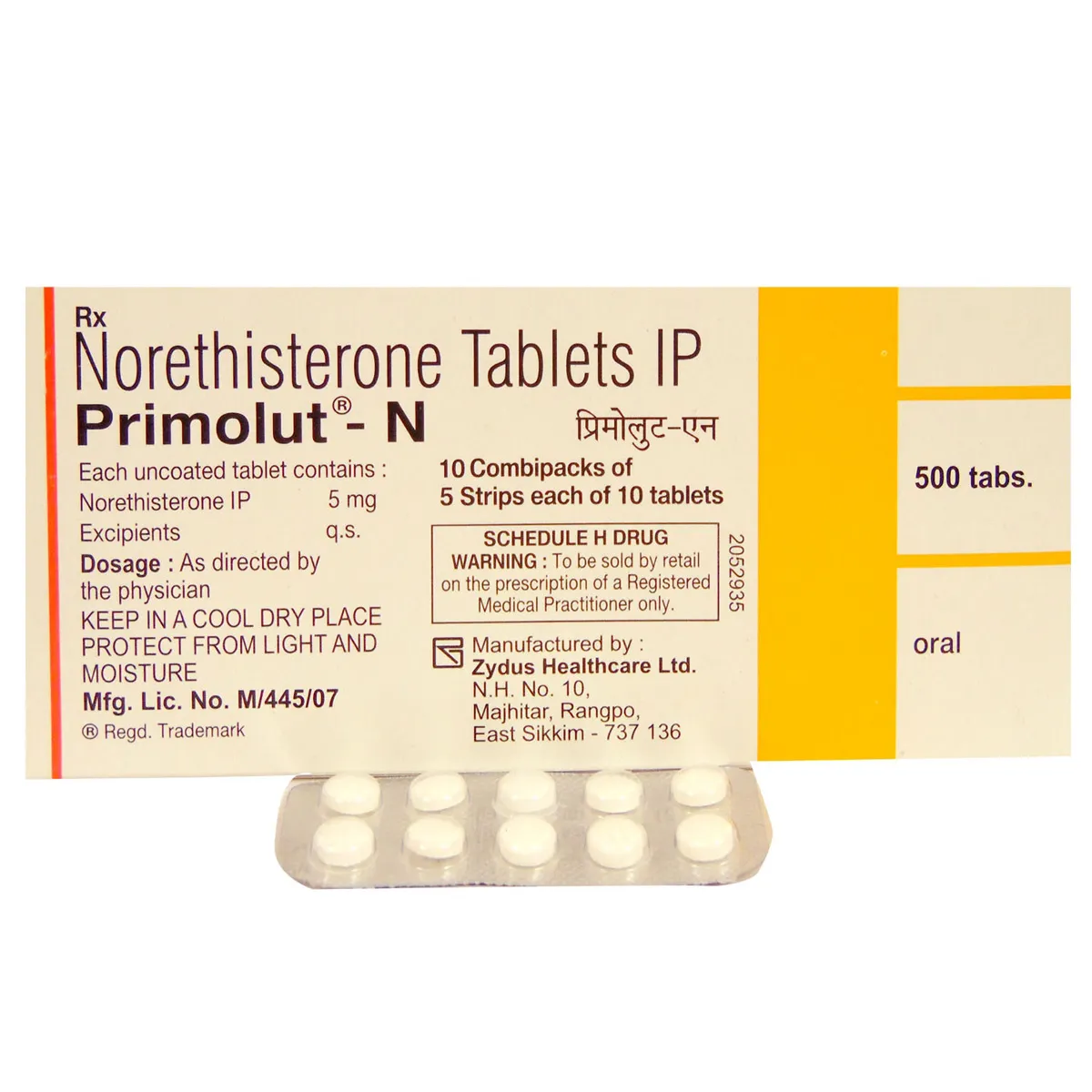PRIMOLUT-N TABLET 10TAB