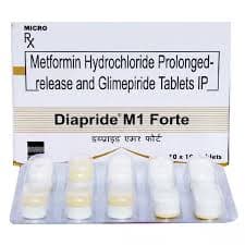 DIAPRIDE M1 FORTE TABLET 10TAB