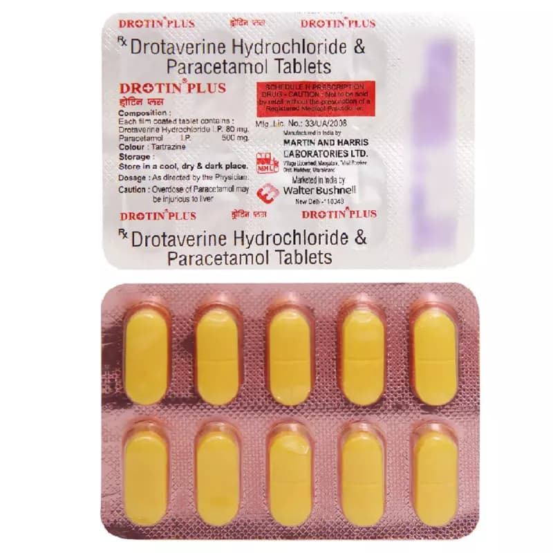 DROTIN PLUS TABLET 10TAB