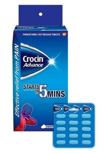 CROCIN ADVANCE TABLET 15TAB