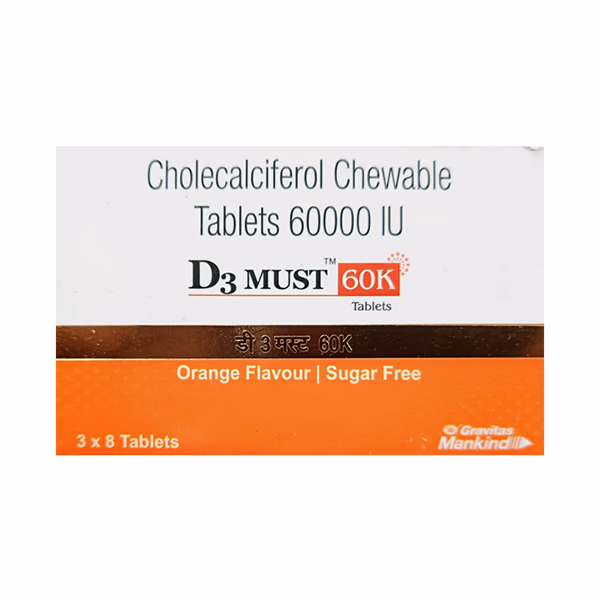 D3 MUST 60K TABLET 4TAB