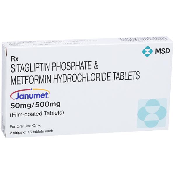 JANUMET 50/500MG TABLET 14TAB