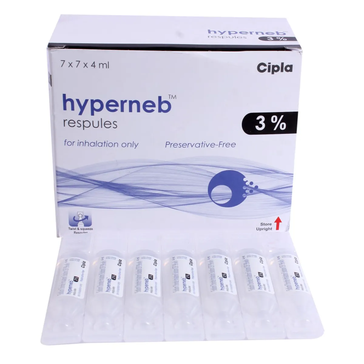 HYPERNEB 3% RESPULES 4ML