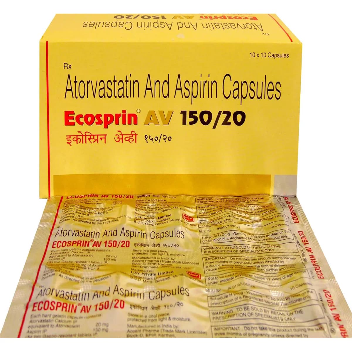 ECOSPRIN AV 150/20 TABLET 10TAB