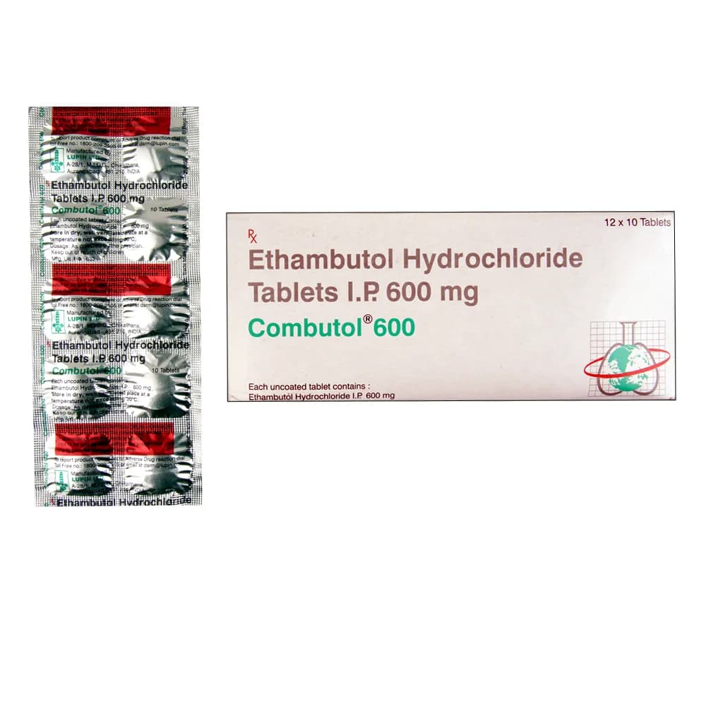 COMBUTOL 600MG TABLET 10TAB