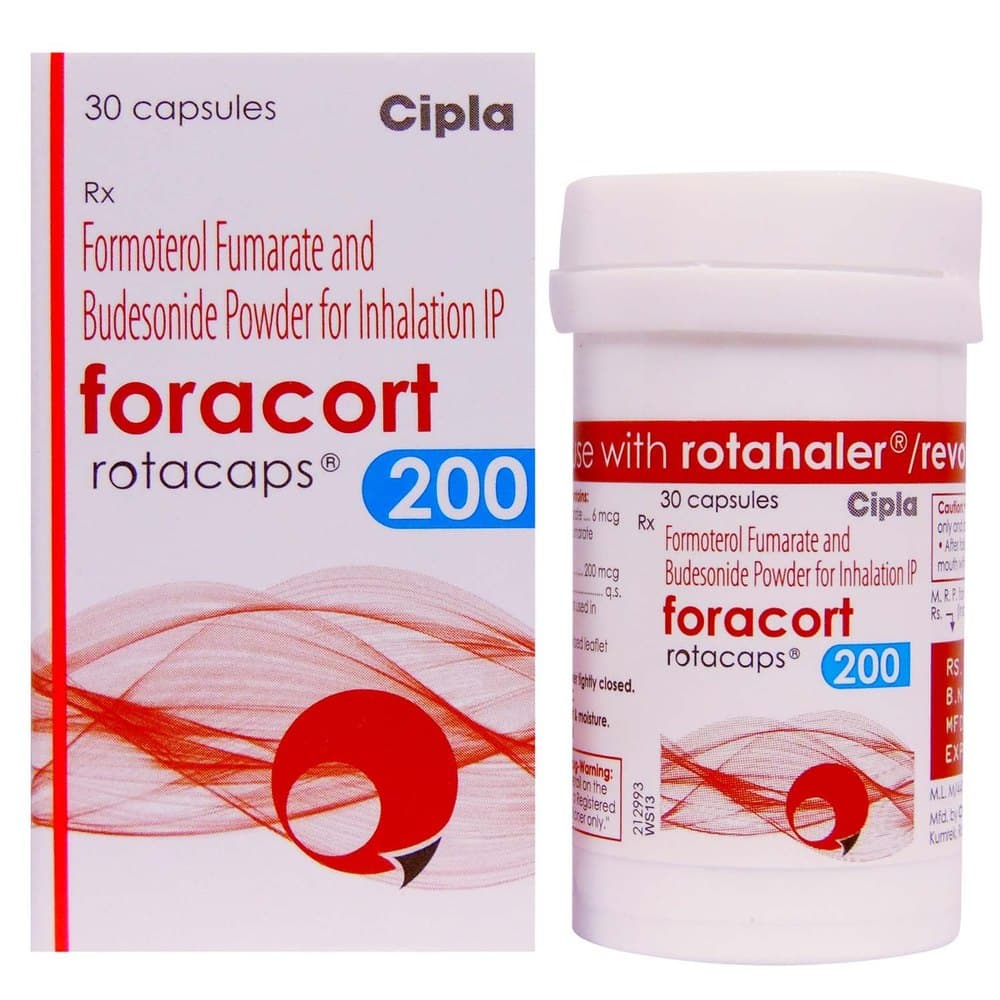 FORACORT ROTACAPS 200MG 30CAP