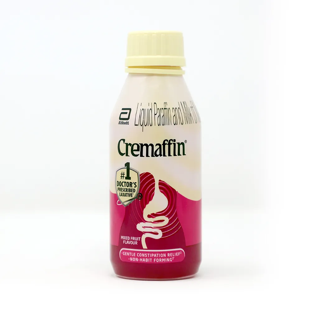 CREMAFFIN CONSTIPATION RELIEF WITH LIQUID PARAFFIN (MIX FRUIT) 170ML