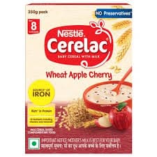 NESTLE CERELAC STAGE 8 WHEAT APPLE CHERRY 400GM