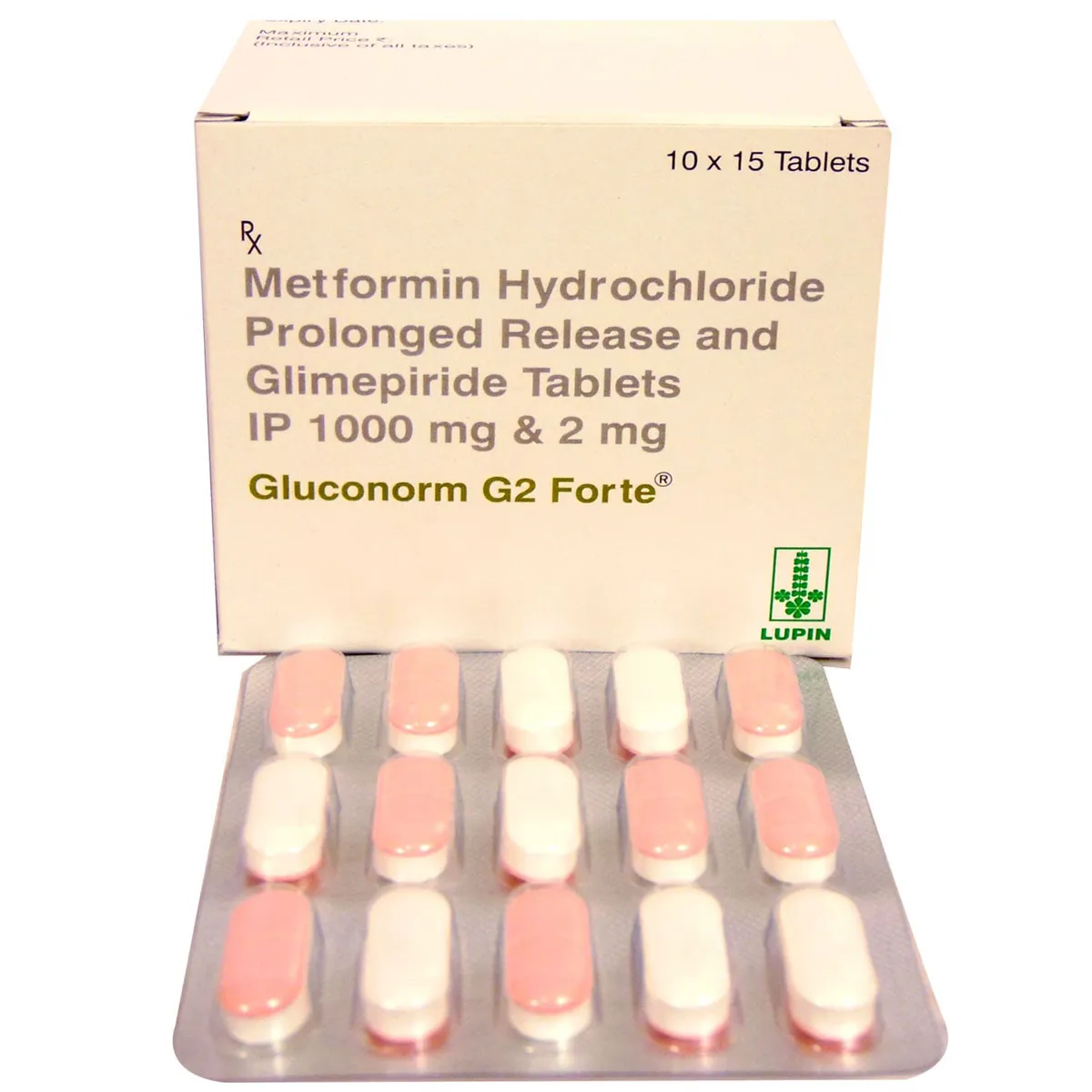 GLUCONORM G2 FORTE TABLET 10TAB