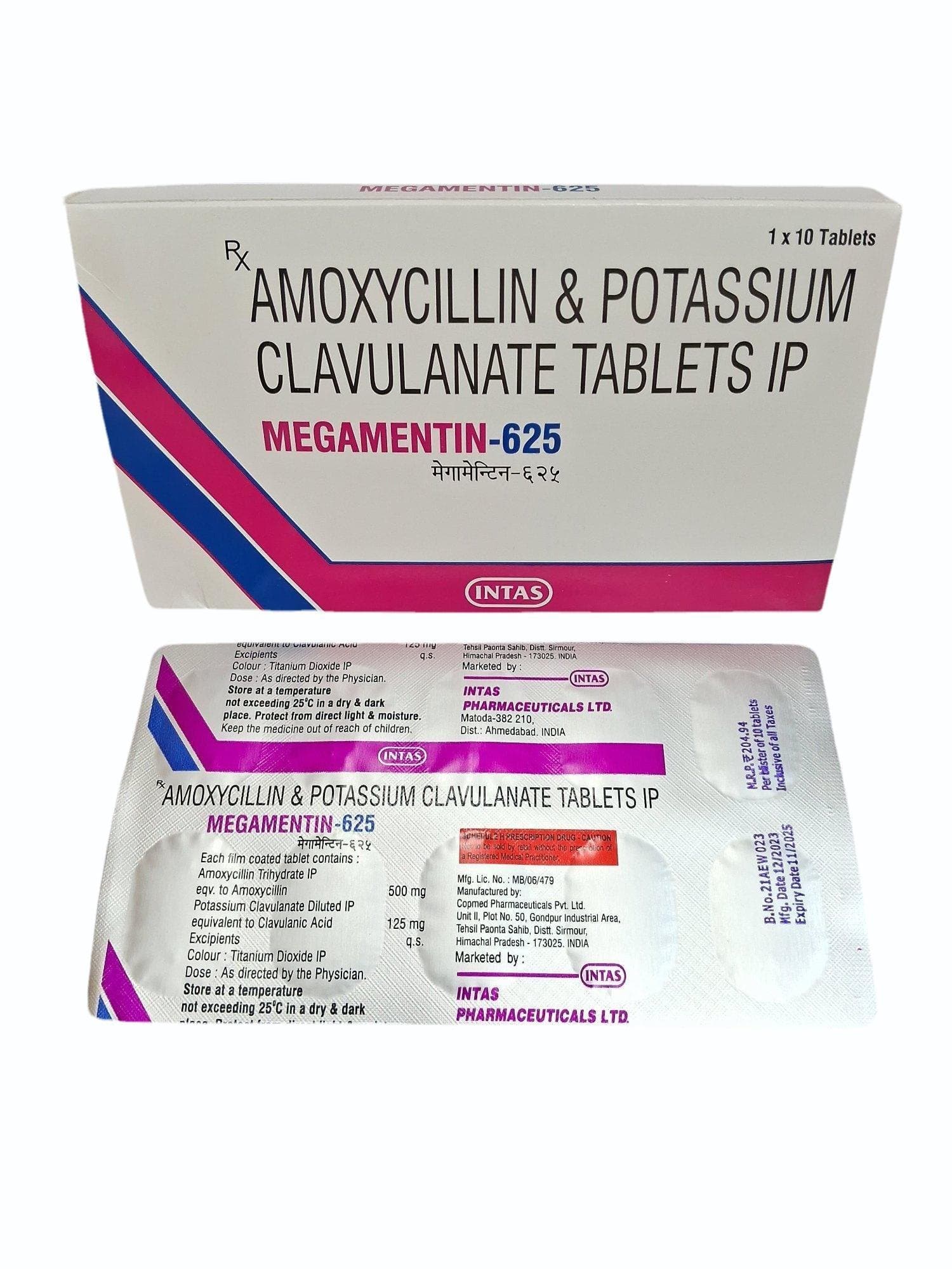 MEGAMENTIN-625 TABLET 6TAB