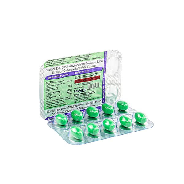 RECALMIN D3 MAX SOFT GELATIN CAPSULE 10CAP