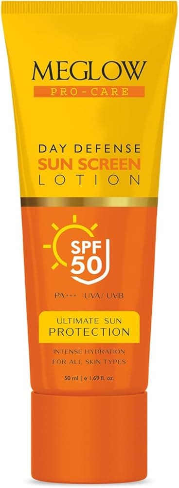 MEGLOW SUN SCREEN LOTION 50ML