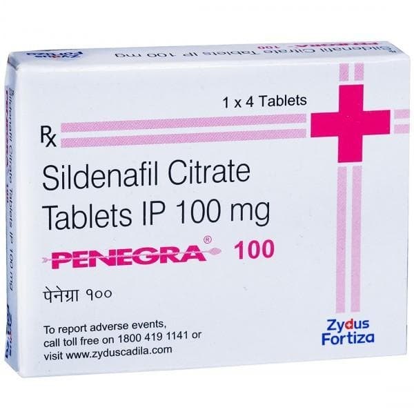 PENEGRA 100 TABLET 4TAB