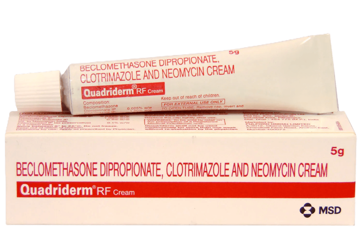 QUADRIDERM RF OINTMENT 5GM