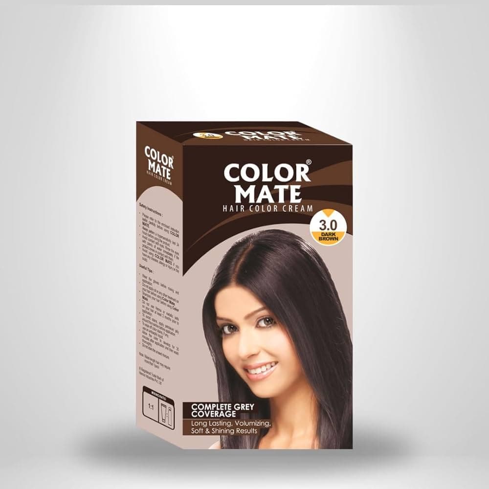 COLOR MATE DARK BROWN 100GM