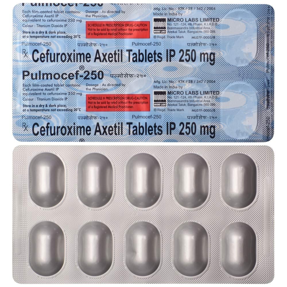 PULMOCEF 250MG TABLET 10TAB
