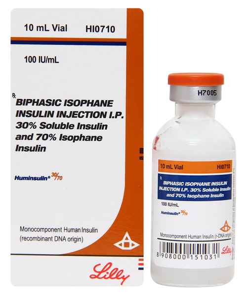 HUMINSULIN 30/70 SOLUTION FOR INJECTION 40IU/ML