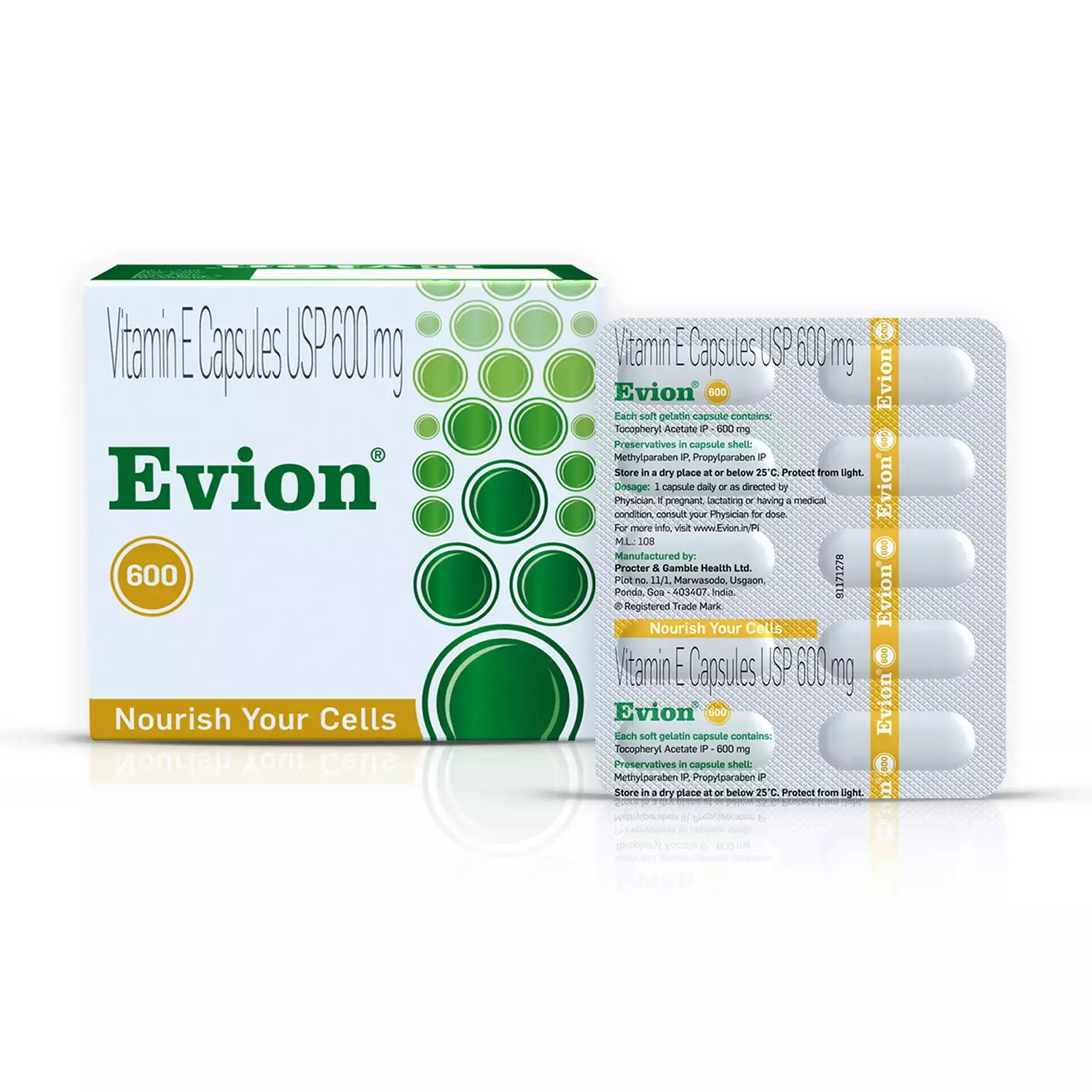 EVION-600 CAPSULE 10CAP