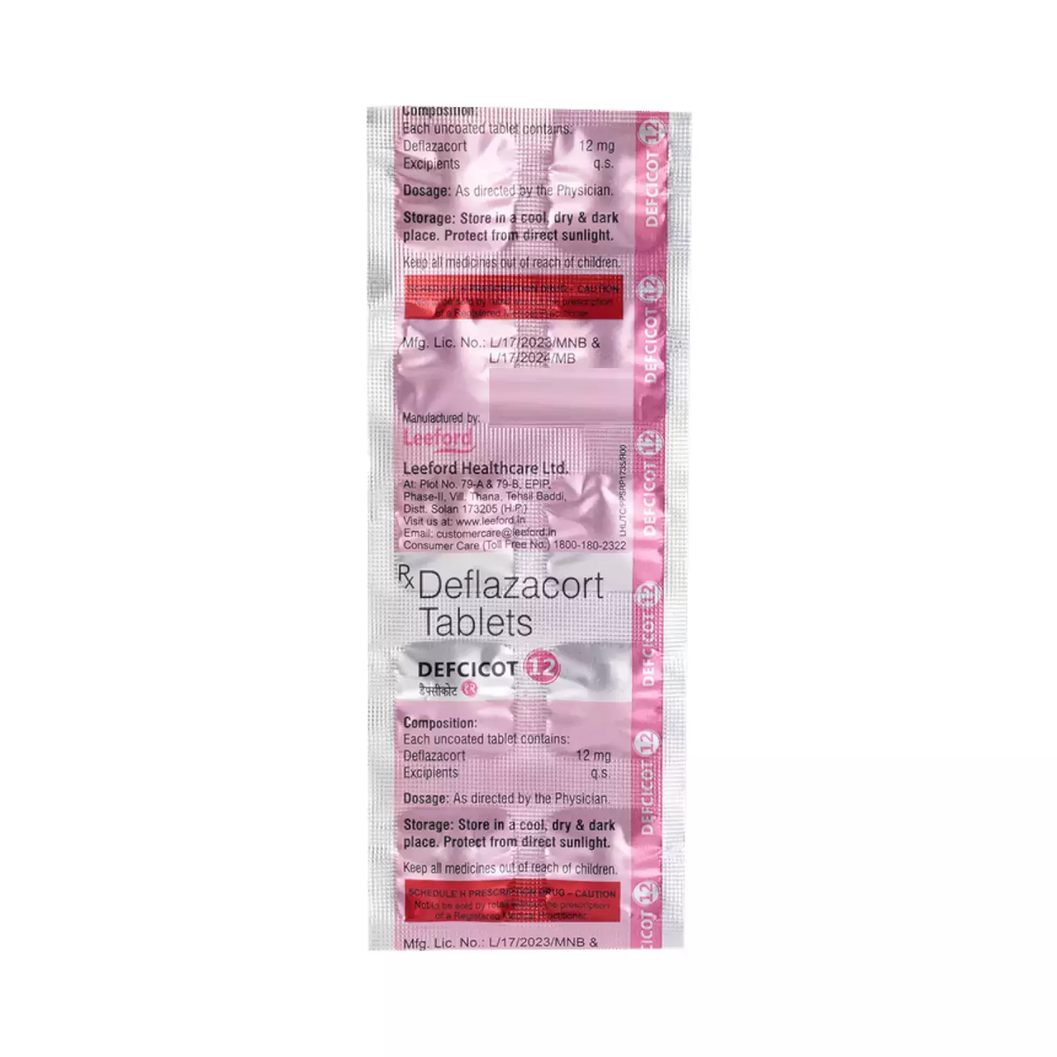 DEFCICOT 12MG TABLET 10TAB