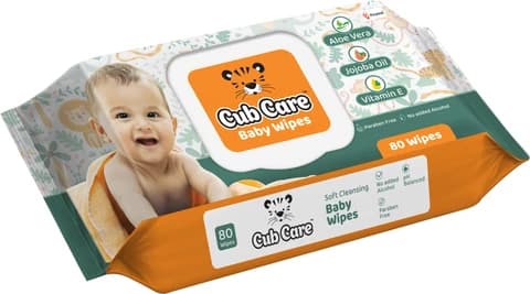 CUB CARE BABY WIPES 80PCS