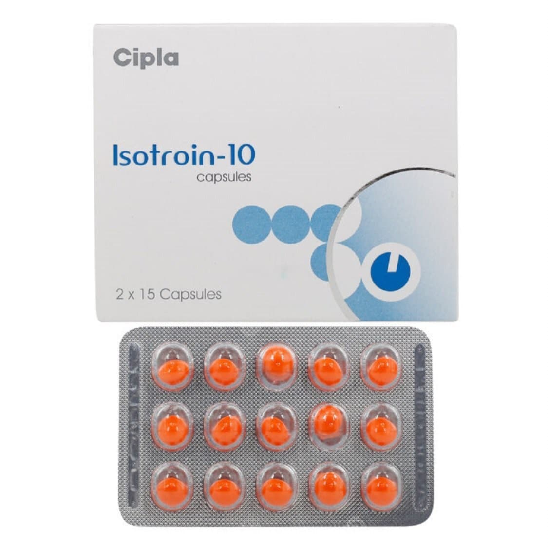 ISOTROIN 10MG CAPSULE 15CAP