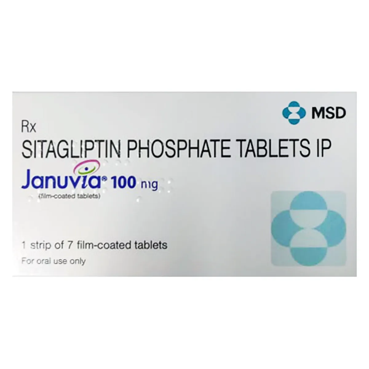 JANUVIA 100MG TABLET 10TAB