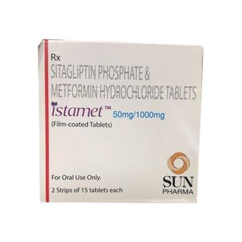 ISTAMET 50MG/1000MG 14TAB