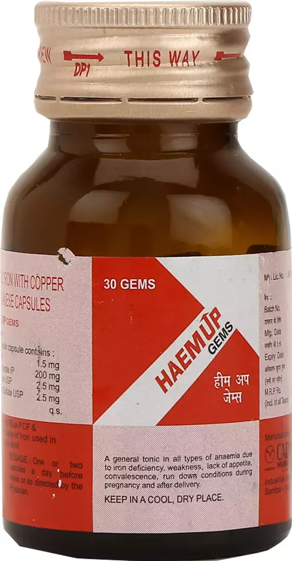 HAEM UP GEM CAPSULE 30TAB