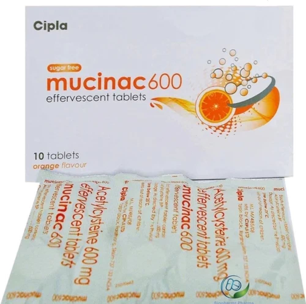 MUCINAC 600 TABLET 10TAB