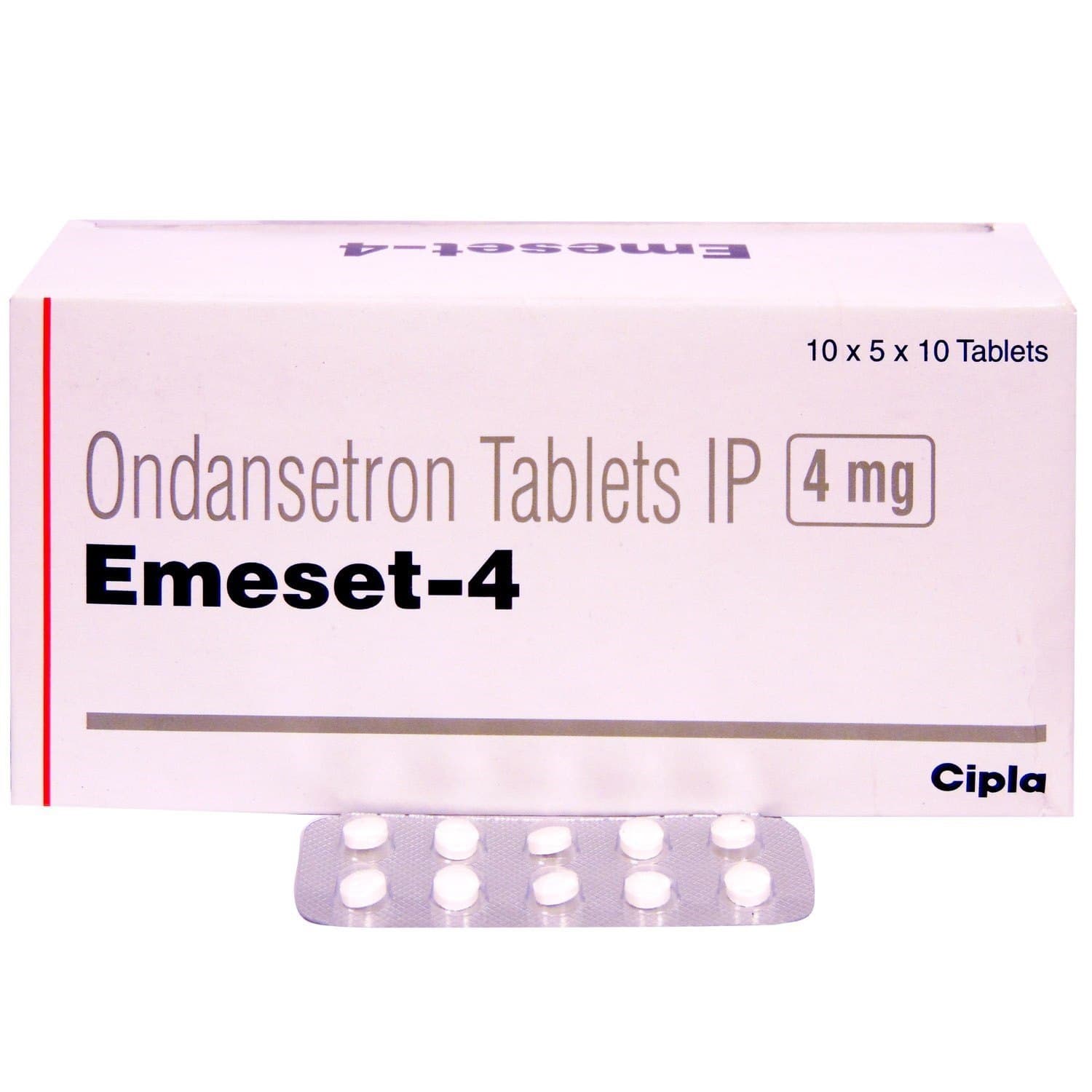 EMESET 4MG TABLET 10TAB