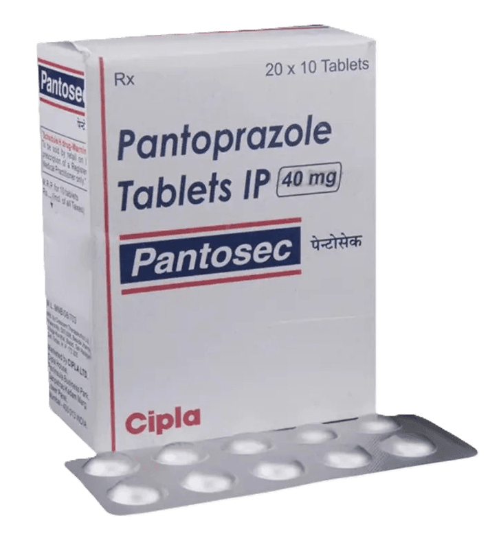 PANTOSEC 40MG TABLET 10TAB