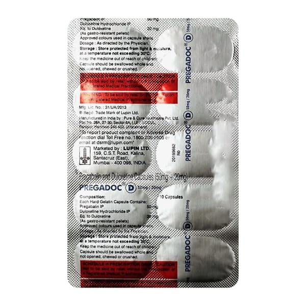 PREGADOC D 50 TABLET 10TAB