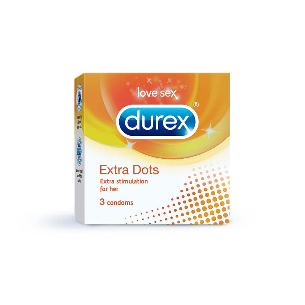 DUREX EXTRA DOTTED 3 PCS