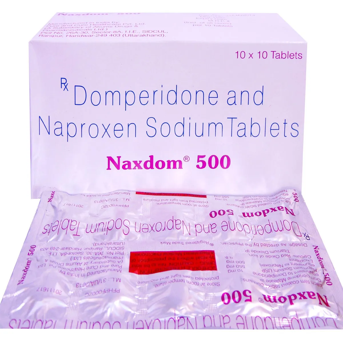 NAXDOM 500MG TABLET 10TAB