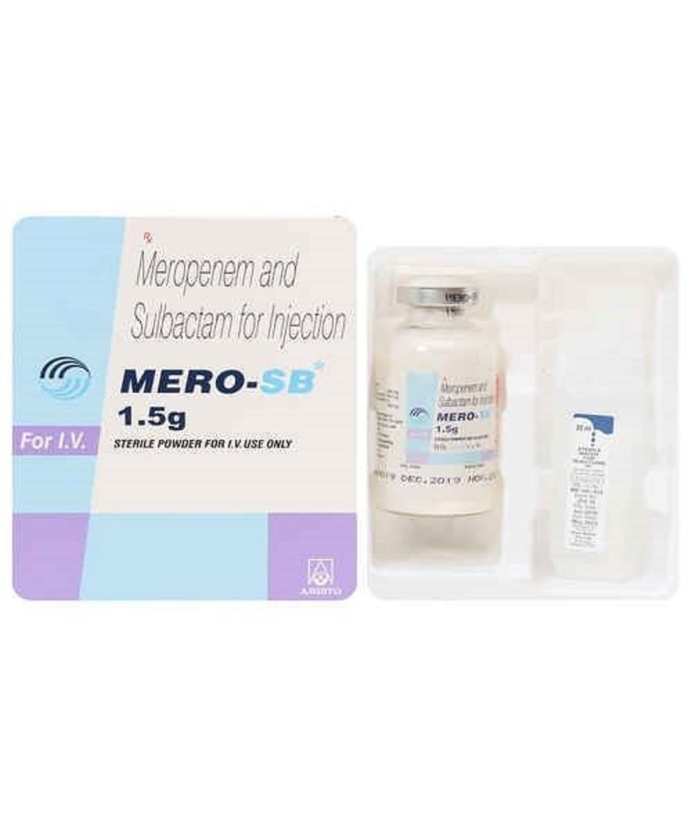 MERO SB INJECTION 1.5GM 1 VIAL