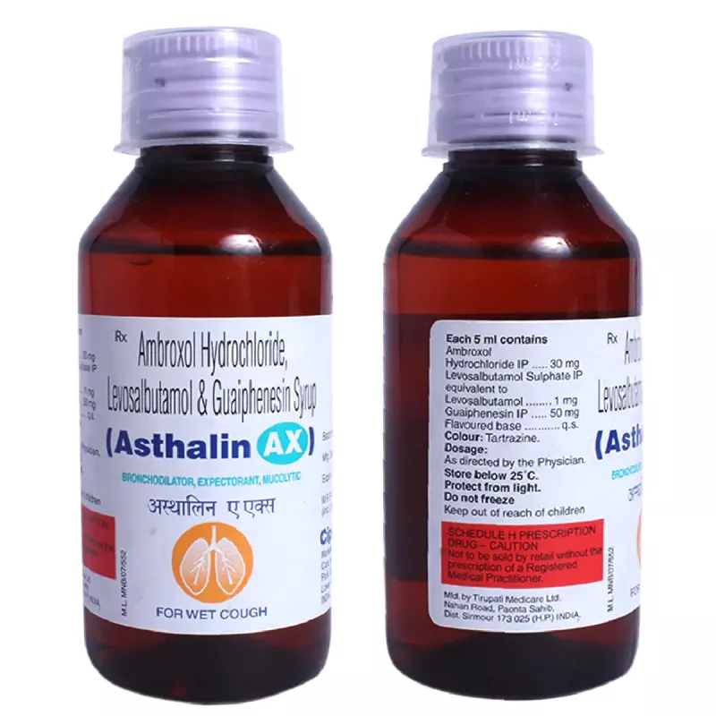 ASTHALIN AX SYRUP 100ML