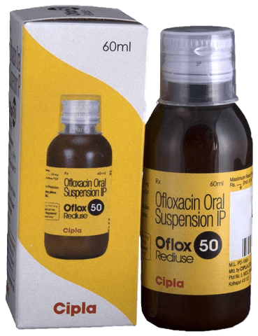 OFLOX 50MG REDIUSE ORAL SUSPENSION 60ML