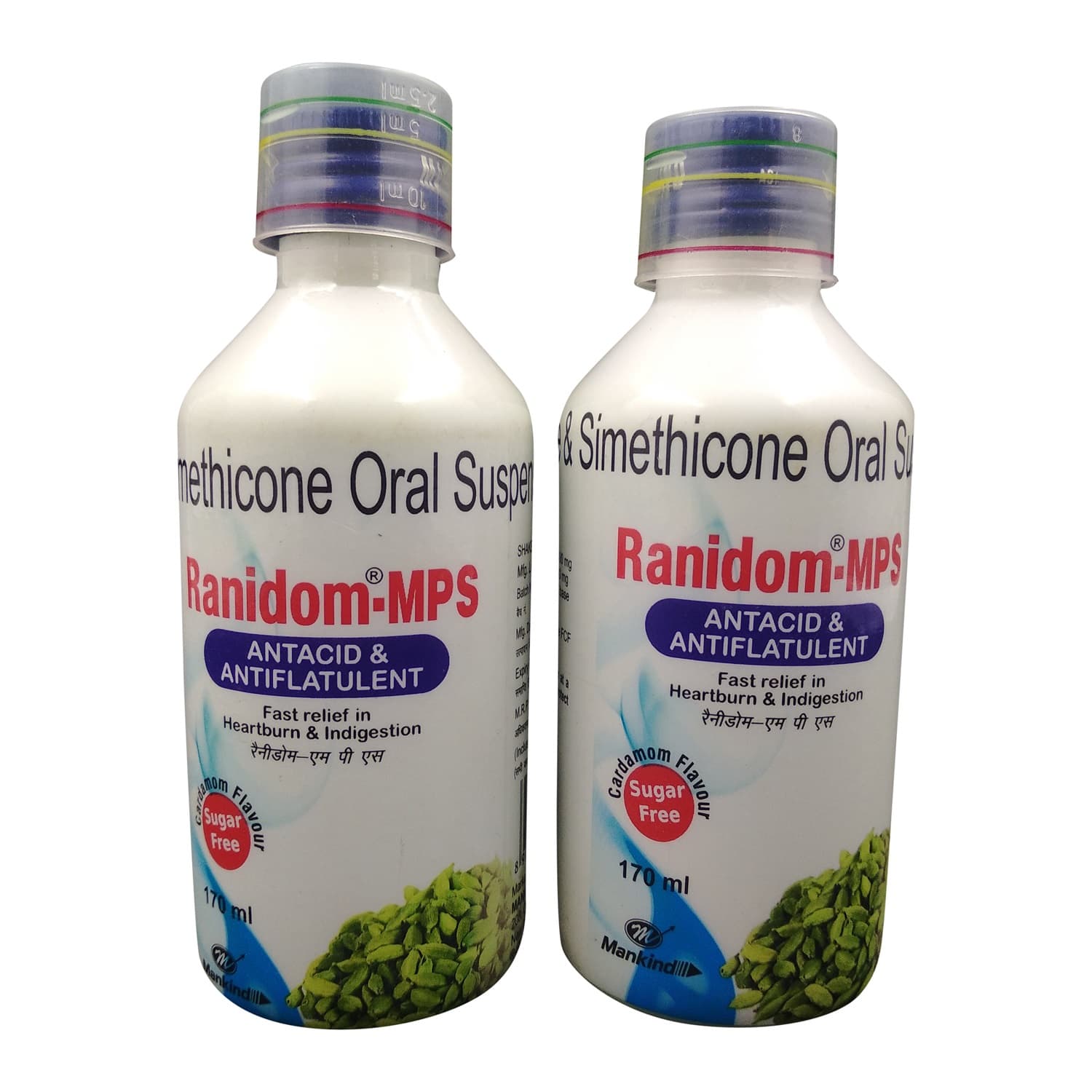 RANIDOM MPS ORAL SUSPENSION CARDAMOM SUGAR FREE 170ML