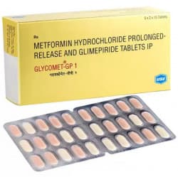 GLYCOMET GP 1MG TABLET 15TAB