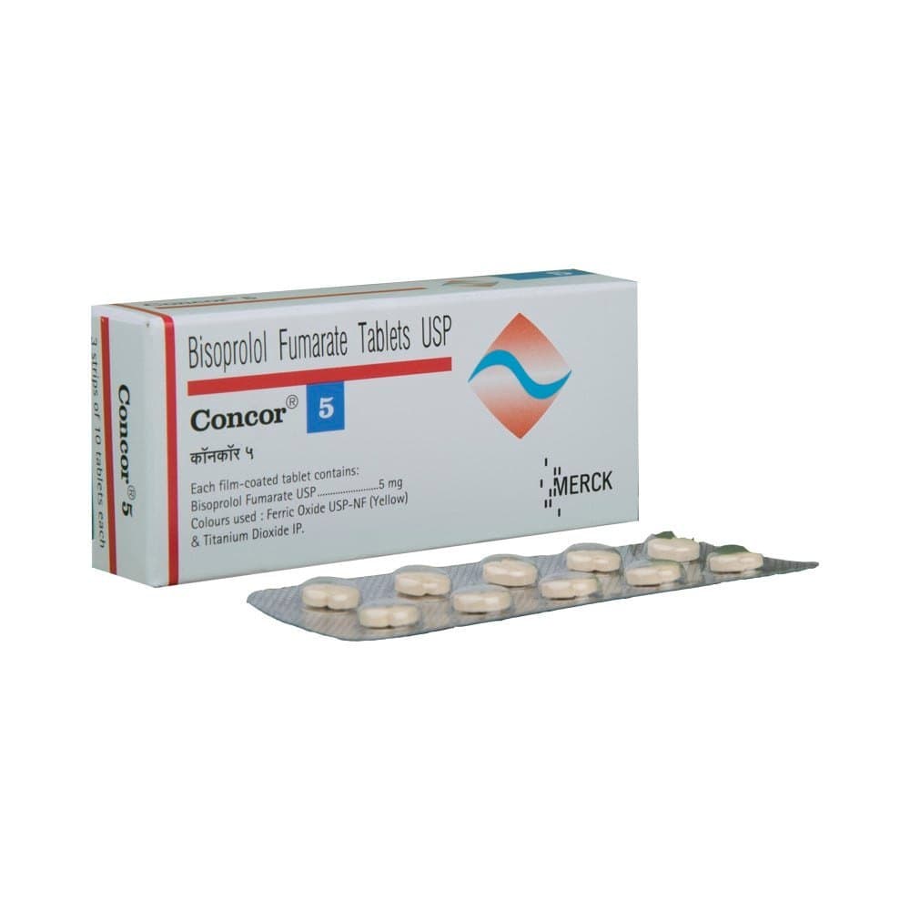 CONCOR 5MG TABLET 10TAB