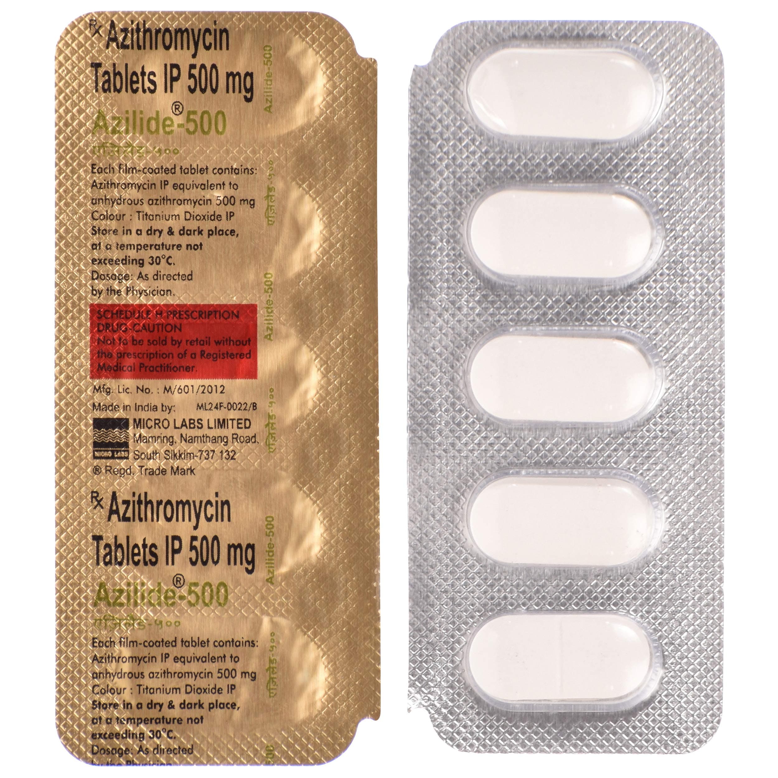 AZILIDE 500MG TABLET 