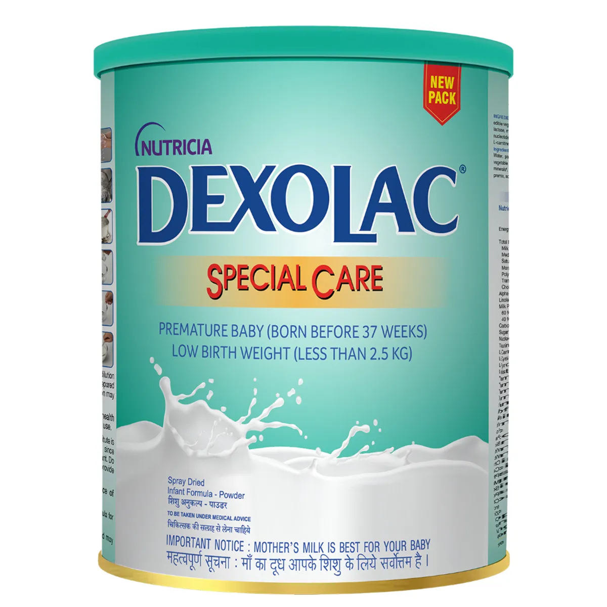 DEXOLAC SPECIAL CARE | FOR PREMATURE & LOW BIRTH WEIGHT BABIES 500GM