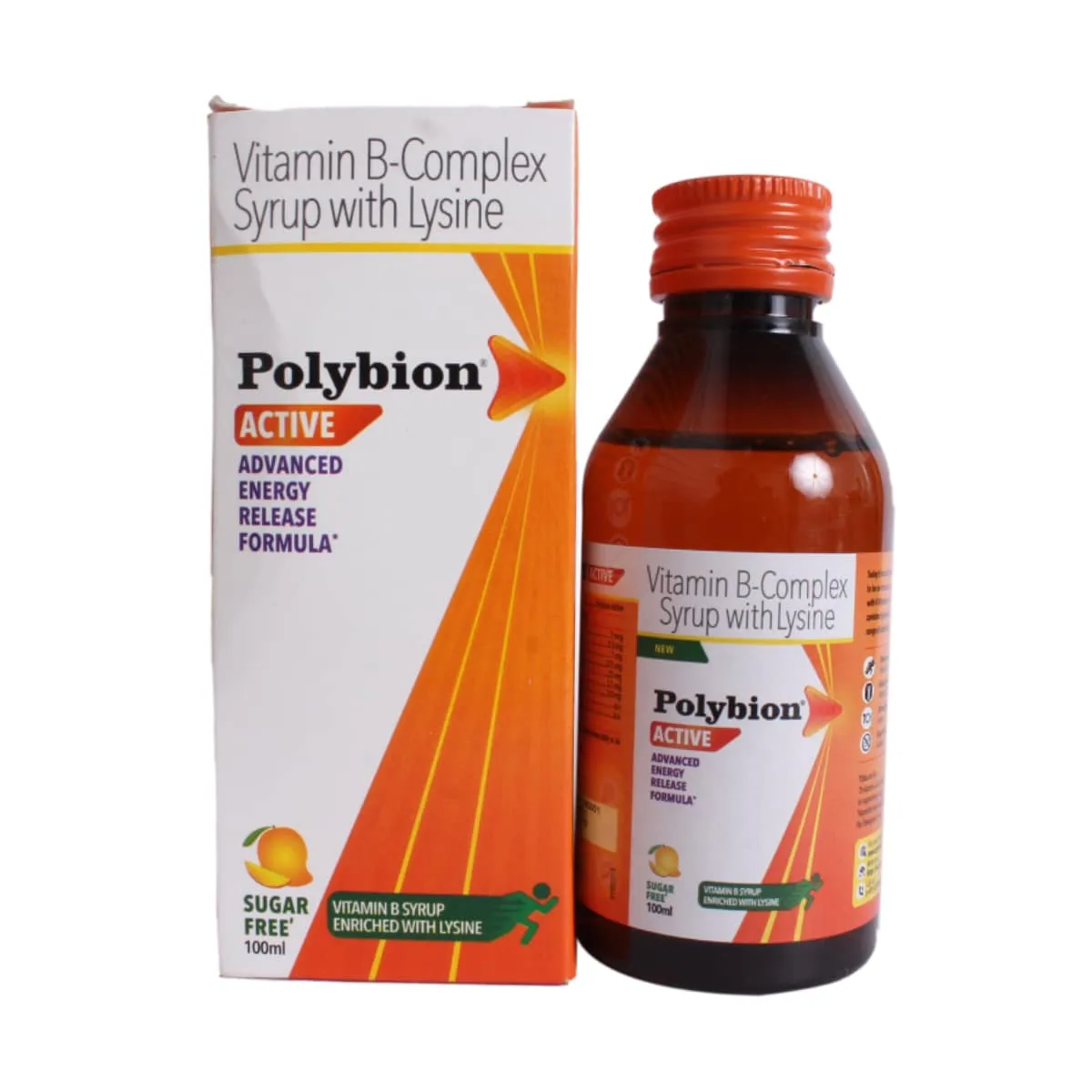 POLYBON ACTIVE SUGAR FREE SYRUP 150ML